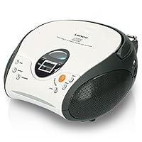 LENCO UKW-Radio m.CD Stereo,weiß SCD-24 White