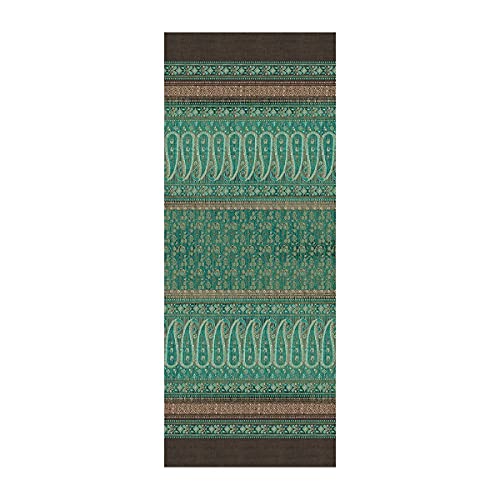 Bassetti Tischläufer Piazza Ducale V1 Verde 100% Baumwolle, Größe: 50cm...