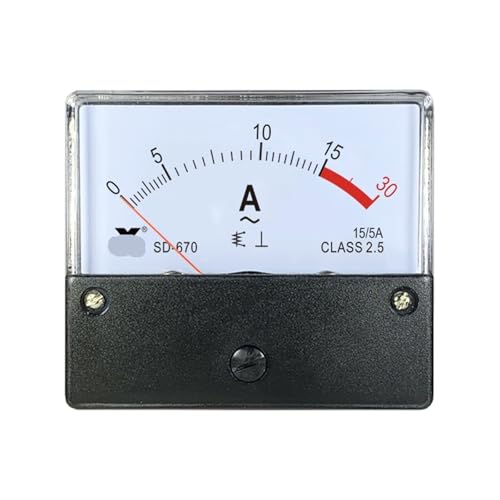 Ampèremètre de surcharge CA SD670 pointer pour tableau électrique 100-5A 200A - 5