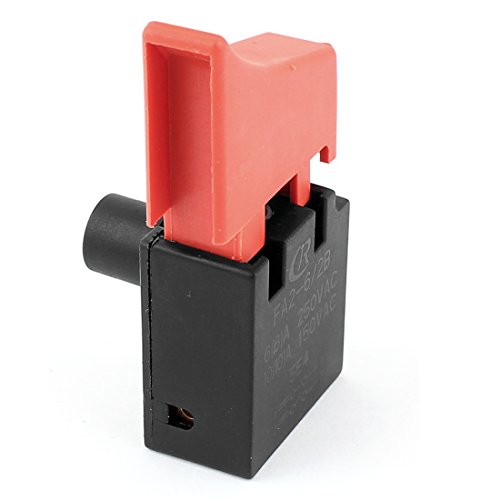 Aexit Self Locking Outlets & Accessories AC 6A/250V 10A/150V Power Speed Control Outlet Switches Trigger Switch