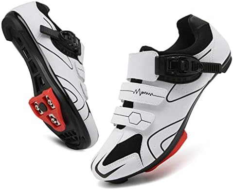 Sapatos de Ciclismo Masculinos E Femininos Compatíveis com Pedais...
