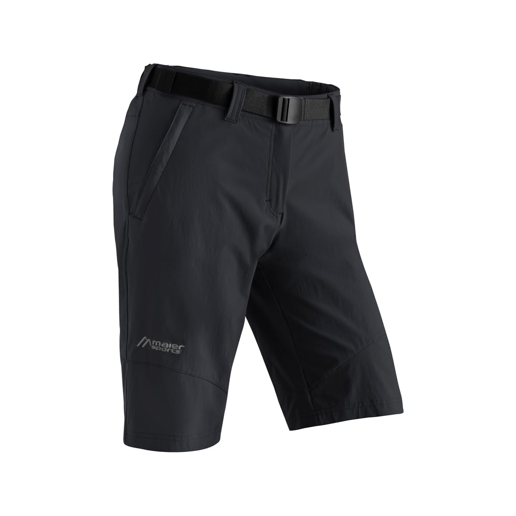 maier sports Women's Lawa Functional Bermuda Shorts - Black, Size 42