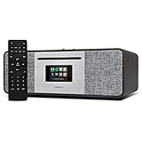 【Reproductor de CD】 MSY5 es un sistema de música todo en uno con reproductor de CD de ranura, compatible con reproducción de CD, CD-R, CD-RW.