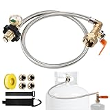 PAMASE Propane Refill Adapter Hose for 1lb Tanks - 36