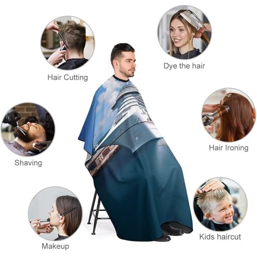 Capa para Corte de Cabello Unisex Ajustable 66.9x56.7 Pulgadas miniatura 3
