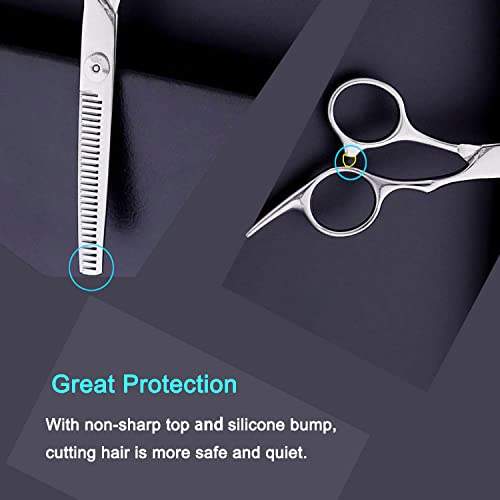 Image of Avenoir Hair Thinning Shears 6.7 Inch | Fine Adjustable Tension Screw, Includes Wipe Cloth, Stainless Steel, Durable and Sharp