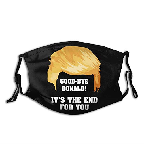 Dustproof Scarf,Good-Bye Donald Anti-Trump Mouth Guard,Lightweight Face Nose Scarf for Smoggy Weather,1 PC,20x15cm