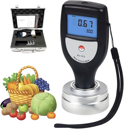 CHRISK Food Water Activity Meter Tester Monitor Water Activity Meter for Food Fruit Vegetables Water Measurement Analyzer Tester