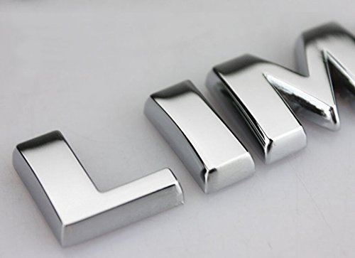 Adesivo Auto Limited - Logo Nero 13x1.7 Cm | Autoadesivo Per Jeep E Altri Veicoli | Decorazione Personalizzata