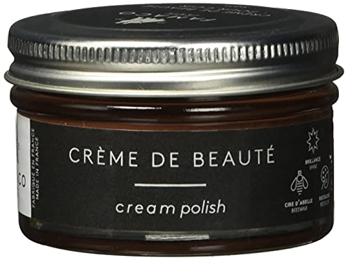 Famaco - Cirage Chaussure - Crème de Beauté - CHATAIGNE - Pommadier 50 ml - Ravive les couleurs - Imperméabilise - Brillance longue durée