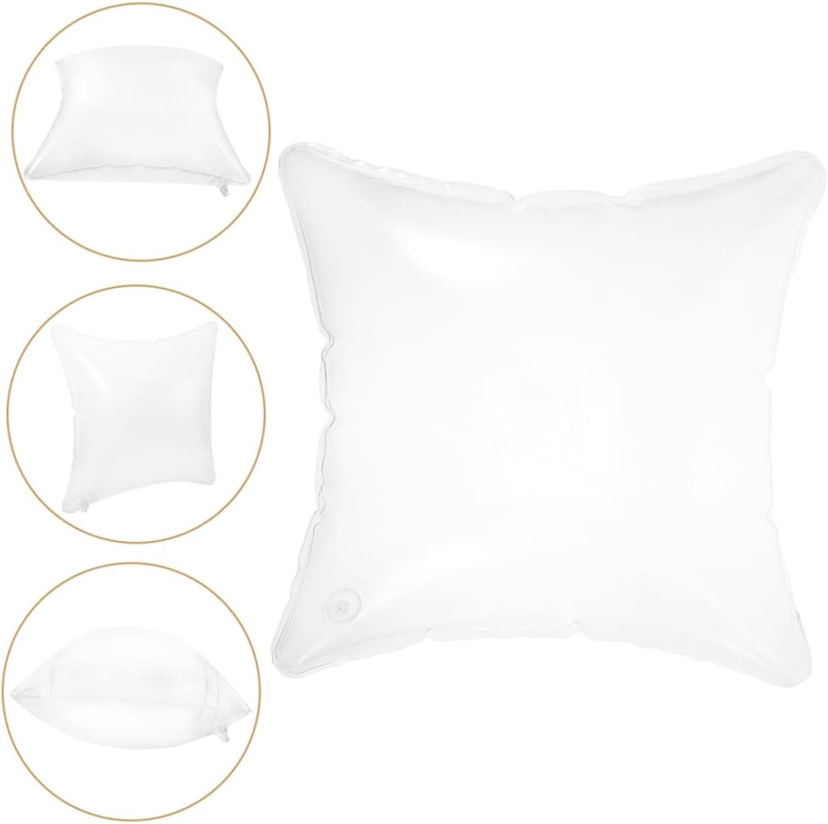 Inflatable Lumbar Pillow for Travel and Camping Lightweight Couch Cushion Design Portable Blow Up Support for Napping and Relaxation