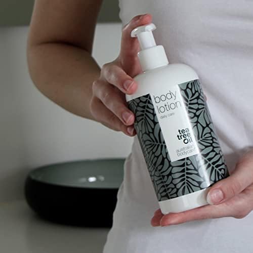 Australian Bodycare Body Lotion for Women & Men 500 ml | Tea Tree Oil Body Lotion against Dry Skin | Daily care Relieve pimples, Ringworm, Fungus, Jock Itch, Acne, Body Odor & smelly feet