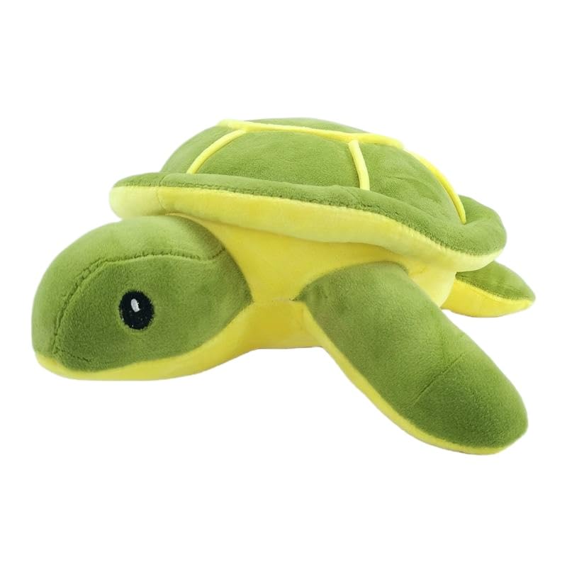 Image of Green Turtle Soft Plush Toy for Kids - 30 cm Cuddly Stuffed Animal | Soft Hugging Toy for Toddlers & Babies | Safe, Washable Plush Gift for Boys & Girls