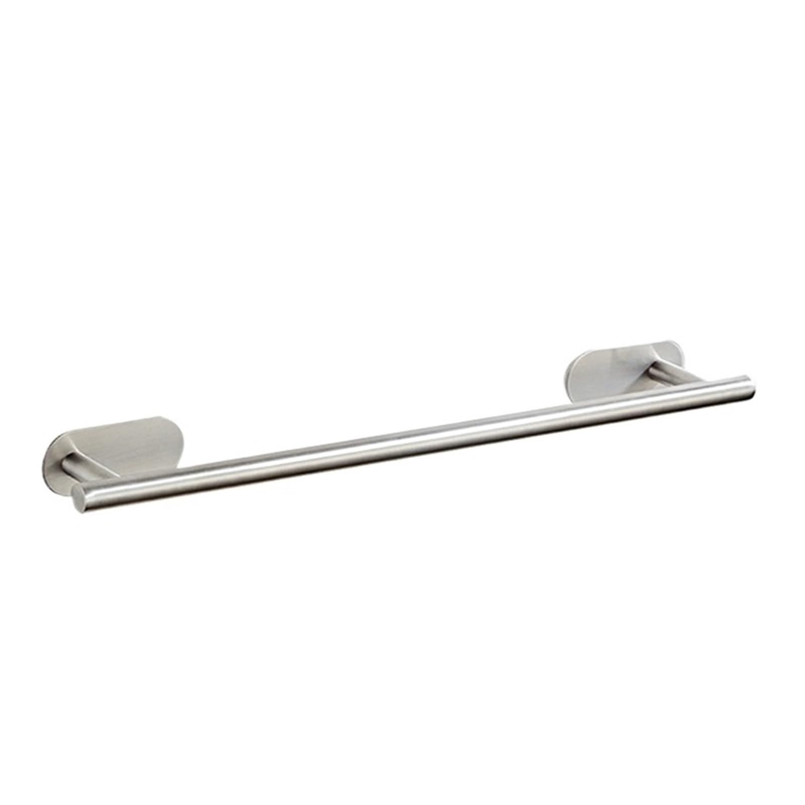 No Drilling 40/50cm Towel Rack Self Adhesive Wall Mounted Bathroom Shelf Bath Hanger Bar Holder For Kitchen Toilet Easy Maintenance(Brushed 50cm)