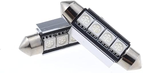 Miniatura 5 de GLOFE Bombillas LED Festoon de 9-30 V extremadamente brillantes 211-2 212-2 578 sin errores, 1.61 pulgadas y 1.614 in para luces de cúpula de mapa