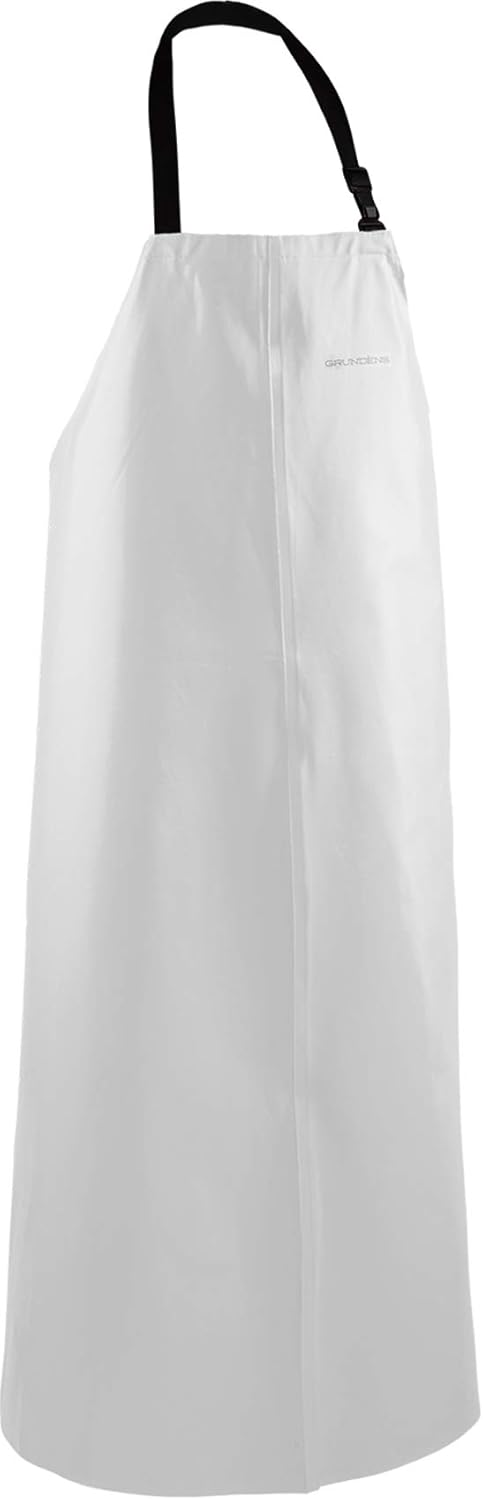 Grundéns Men's Clipper Fishing Apron, White - One Size