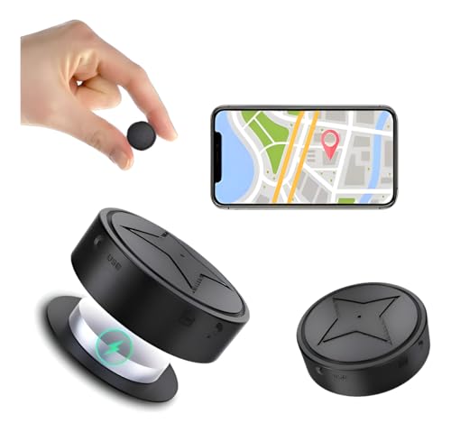 GPS Veicular Mini Portátil 4G com Aplicativo | Rastreador Automotivo com Localização em Tempo Real e Alerta Antifurto | Ideal para Carro, Moto, Caminhão, Pets e Objetos