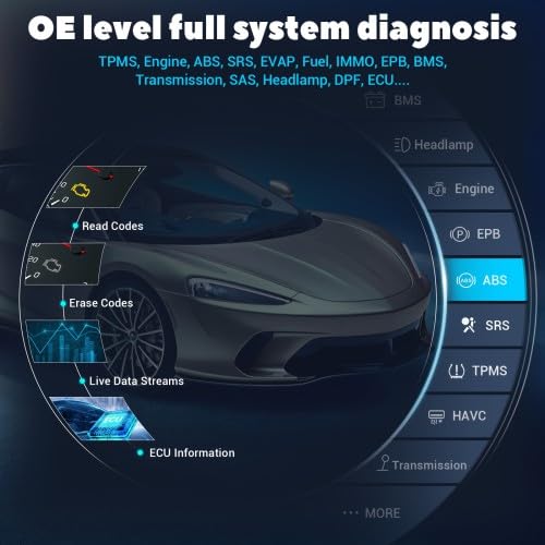 X-Tool InPlus IP616 OBD2 Herramienta de diagnóstico automotriz para coche y programador de llaves con 31 servicio de reset. Actualización gratuita de por vida