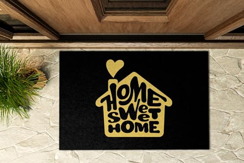 Tapis paillasson extérieur entrée balcon terrasse Tulup 60x40 cm
