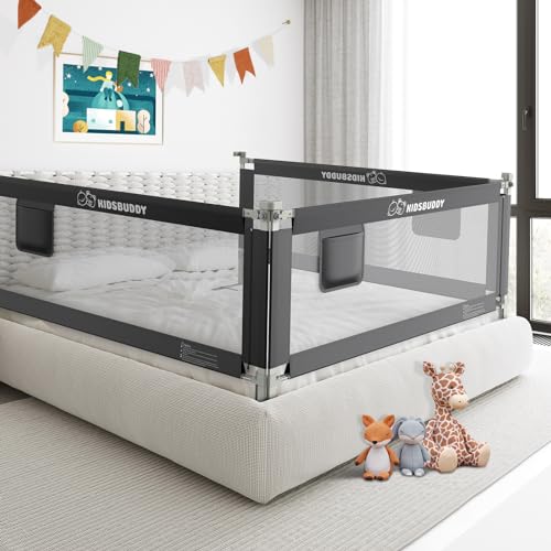 Kidsbuddy Baby Bettgitter Rausfallschutz Boxspringbett 200cm Klappbar...