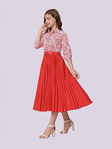 Image of ZWERLON Girl's A-line Midi Dress