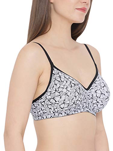 Image of Clovia Women's Padded Non-Wired Printed T-Shirt Bra