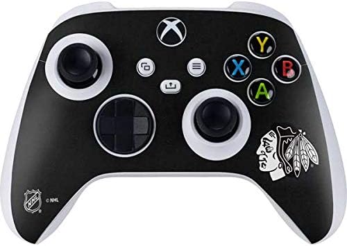 Skinit Decal Gaming Skin Compatible with Xbox Series S Controller - Officially Licensed NHL Chicago Blackhawks Solid Background Design