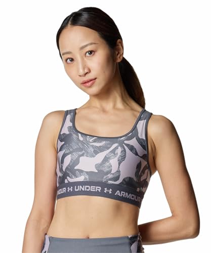 UAクロスバックブラ プリント ミディアムサポート 6001296(025