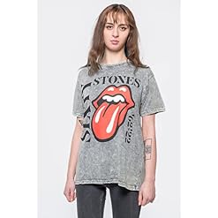The Rolling Stones T Shirt Sixty Vertical Logo Nouveau Officiel Unisex Gris Dye - Les Beatles, Paul McCartney, John Lennon, RIngo Starr, George Harrison The Rolling Stones T Shirt Sixty Vertical Logo Nouveau Officiel Unisex Gris Dye – Image 3