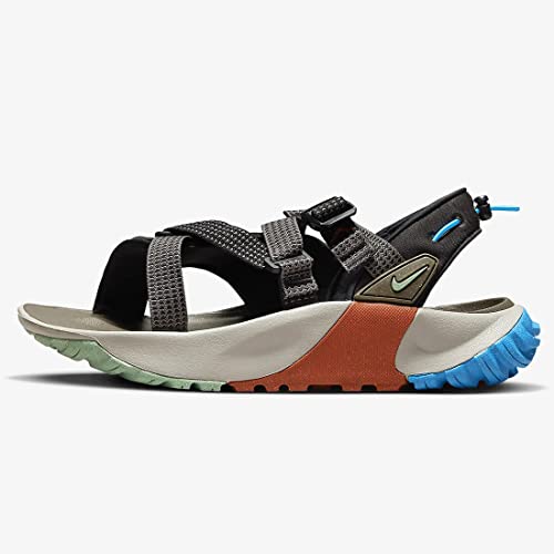 Image of Nike Oneonta Sandal-Black /Enamel GREEN-COBBLESTONE-DJ6603-003-11UK