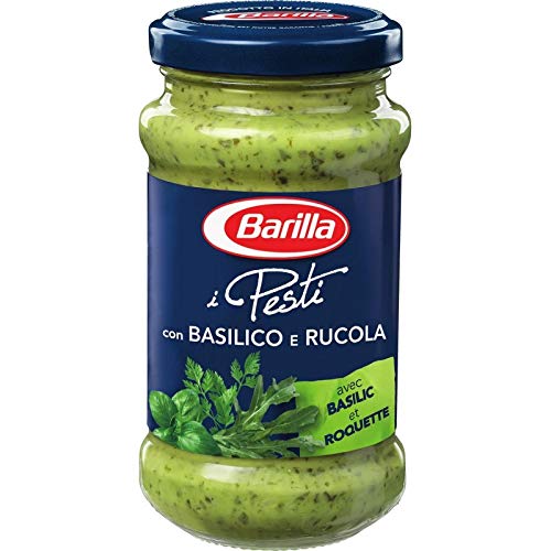 BARILLA - Pesto Basilico Et Roquette 190G - Lot De 4