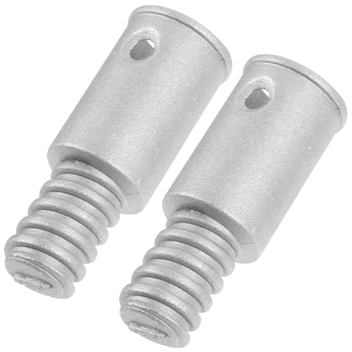 HOUDERCO 2 Piezas Adaptador de Extensión de Mango con Metálica para Escobas y Fregonas Compatible con Herramientas de Limpieza y Comercial Instalación y Uso Durable y Práctico