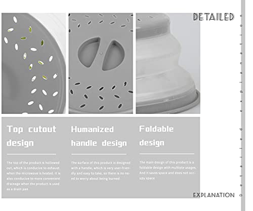 Hillylolly Copertura per Microonde Pieghevole