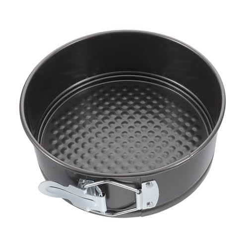 BAZEITFLOW ロック付きステンレス製ケーキ型 ノンスティック脱着底部 丸型ベーキングモールド 誕生日やチーズケーキ用 取り外し簡単均一加熱