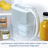 Aqua Optima Oria Water Filter Jug & 1 Evolve+ Filter Cartridges, 2.8L, White - Fridge & Dishwasher Friendly - Reduces Limescale, Chlorine and Other Impurities - By Laica (Packaging May Vary) - Image 3