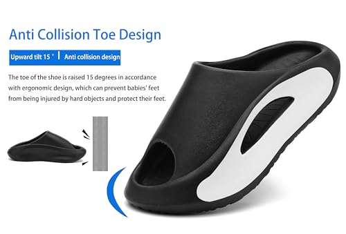 Slide Sandals Men Women Platform Sandals With Comfortable Pillow Slippers Non-Slip Lightweight Shower Shoes3