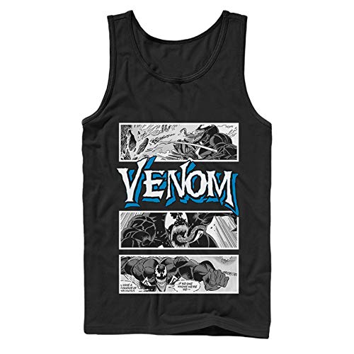 Camisa hombre Marvel Venom camiseta tirantes negra de algodón