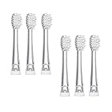 SEAGO Replacement Toothbrush Heads 6 Pack Kids Replacement Brush Heads for SEAGO Electric Toothbrushes Kids SG977,sg513 and Other Snap-on Electric Toothbrush