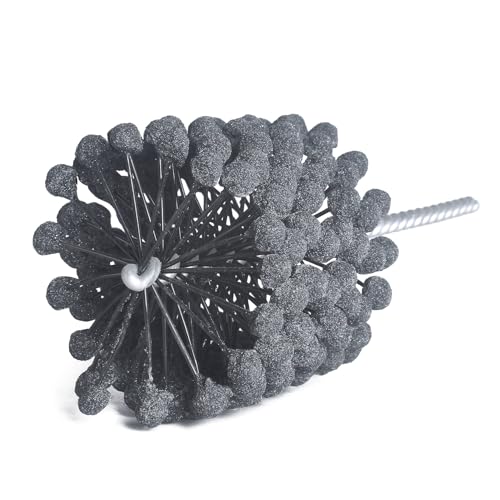 Image of Garhgi 3 Inch (76.2mm) Cyliner Hone with 120 Grit Silicon Carbide Ball | Industrial Motorcycle Automotive Engine Rotor Brake Cylinder Bore, Carbon Residues Slag Removal Deburring Surface Preparation