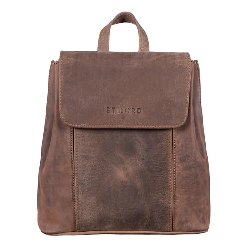 Sac à dos vintage STILORD Fiona en cuir pour le bureau, l'université et vos voyages