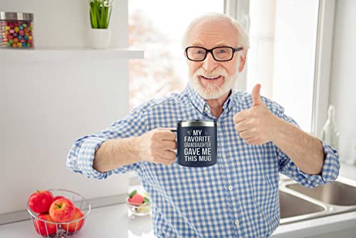 Giftsforgrandpagrandmafromgranddaughtergrandpagiftsfromgranddaughtergrandpabirthdaygiftsfunnycoffeemuggiftsforgrandparentsgrandparentsgiftsmug14oznavy Urban Country Home Decor Gifts for grandpa grandma from granddaughter grandpa gifts from granddaughter grandpa birthday gifts funny coffee mug gifts for grandparents grandparents gifts mug 14oz navy urban country home decor