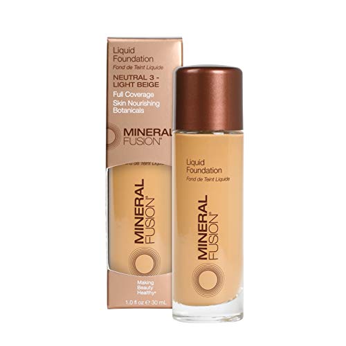 Mineral Fusion Liquid Foundation, Neutral 3, 1 Fl Ounce