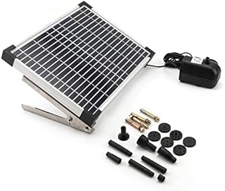 Fielect 17V Solar Powered Water Fountain Pump Submersible Outdoor Water Fountain Panel Kit for Bird Bath, Small Pond, Pool, Garden and Lawn (10W) SP100