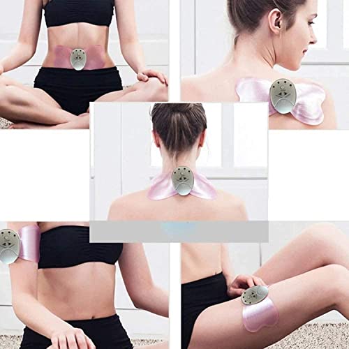 Image of Concepta Muscle Massager Butterfly Design Body Electronic ABS Belly Arm Trainer Stimulator Therapy Massage Slimming Losing Weight 4 Led Lights Display,for Blood Circulation, Battery Powered (Multicolor)