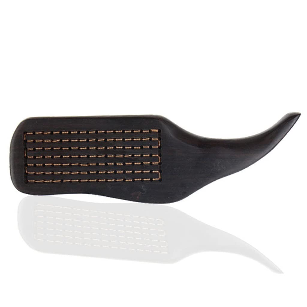Grzebień Broda szczotka Rozdrobniona szczotka do włosów męska hebanowa szczotka do cięcia włosów brody golenia Bristles Bristles Gospodarstwa domowego Grzebień Grzebień do Włosów (Color : A)