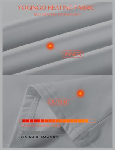 Image of Women's Long Sleeve Thermal Underwear Lightweight Compression Baselayer Shirt Women Clothing Premium Comfort Winter Tops