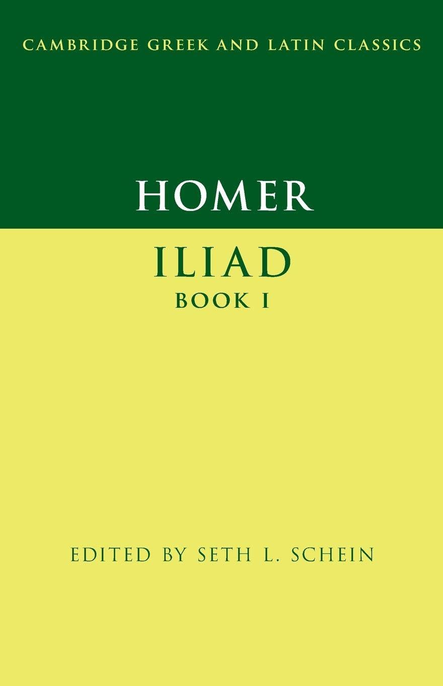 Homer: Iliad Book I Paperback – Big Book, 30 June 2022