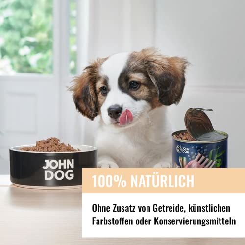 JOHN DOG Berry Puppy Beef and Rabbit with Blackberries - Wet Dog Food - 6 x 800 g – Image 5