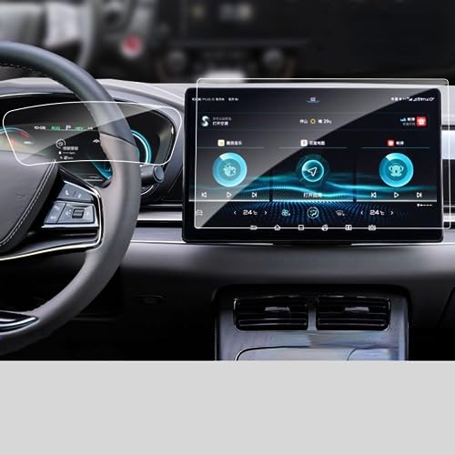 Verre trempé voiture protection écran GPS autoradio LCD pour BYD Han Ev 2020-2022