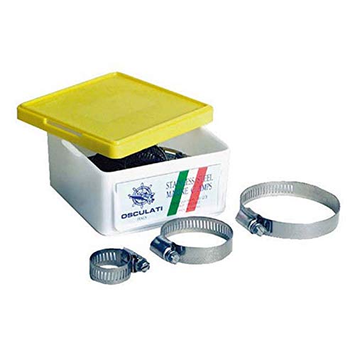Collier de serrage inox 90/114 mm Osculati pour tuyaux de bateau